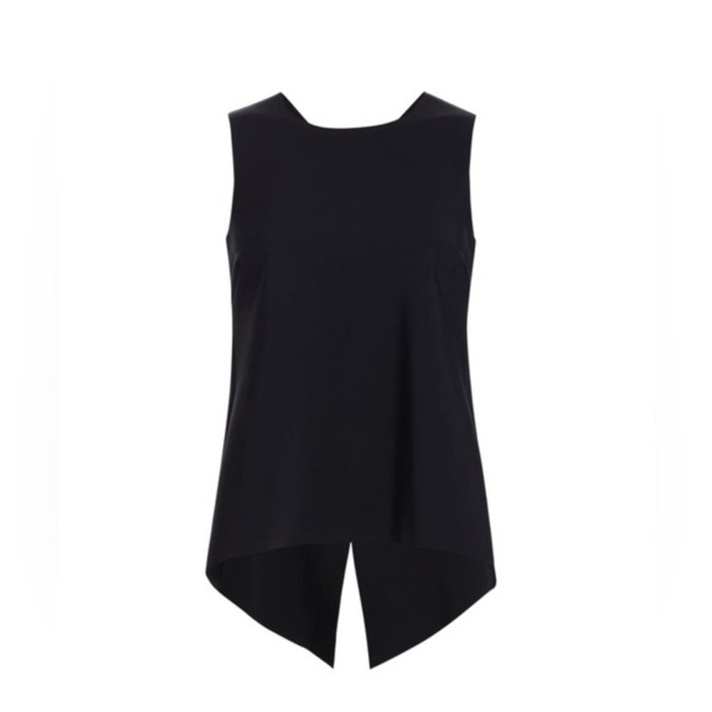 Chiara Black Sleeveless Top